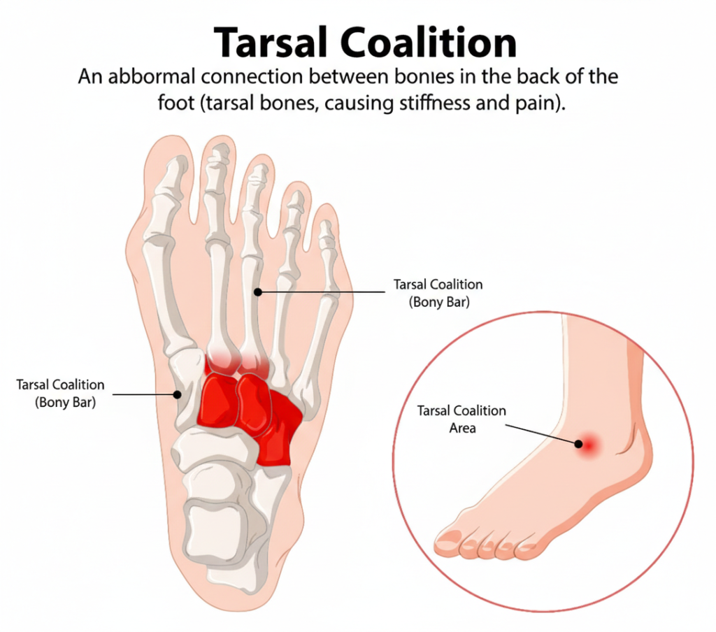 tarsal coalition diagram