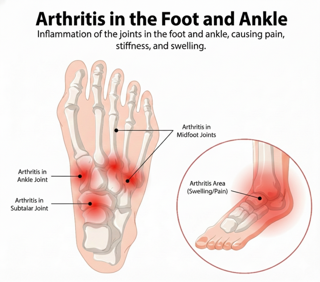ankle arthritis with specialized